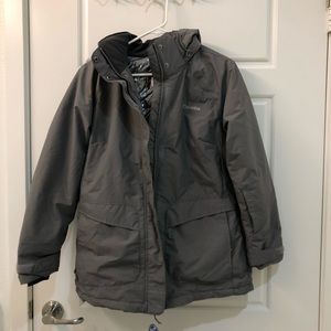 Grey Columbia Omniheat Waterproof Jacket